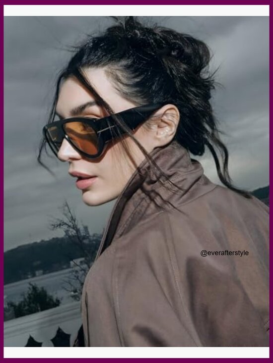 Oversized Retro Aviator Sunglasses with UV400 Protection main image 4